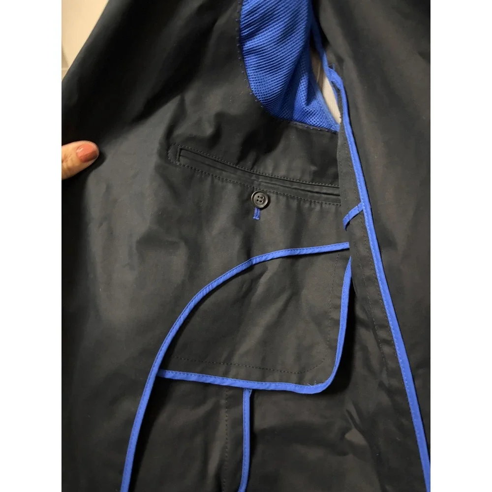 Club Monaco Peacoat Style Trench Navy Blue Jacket Double Breasted XS